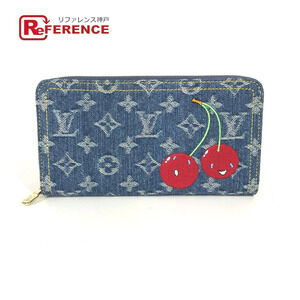 LOUIS VUITTON Takashi Murakami Collaboration Monogram Denim LV TM Zippy